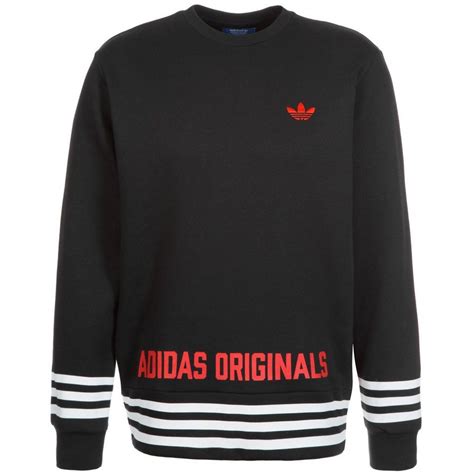 adidas pulli herren schwarz rot|Rote Pullis .